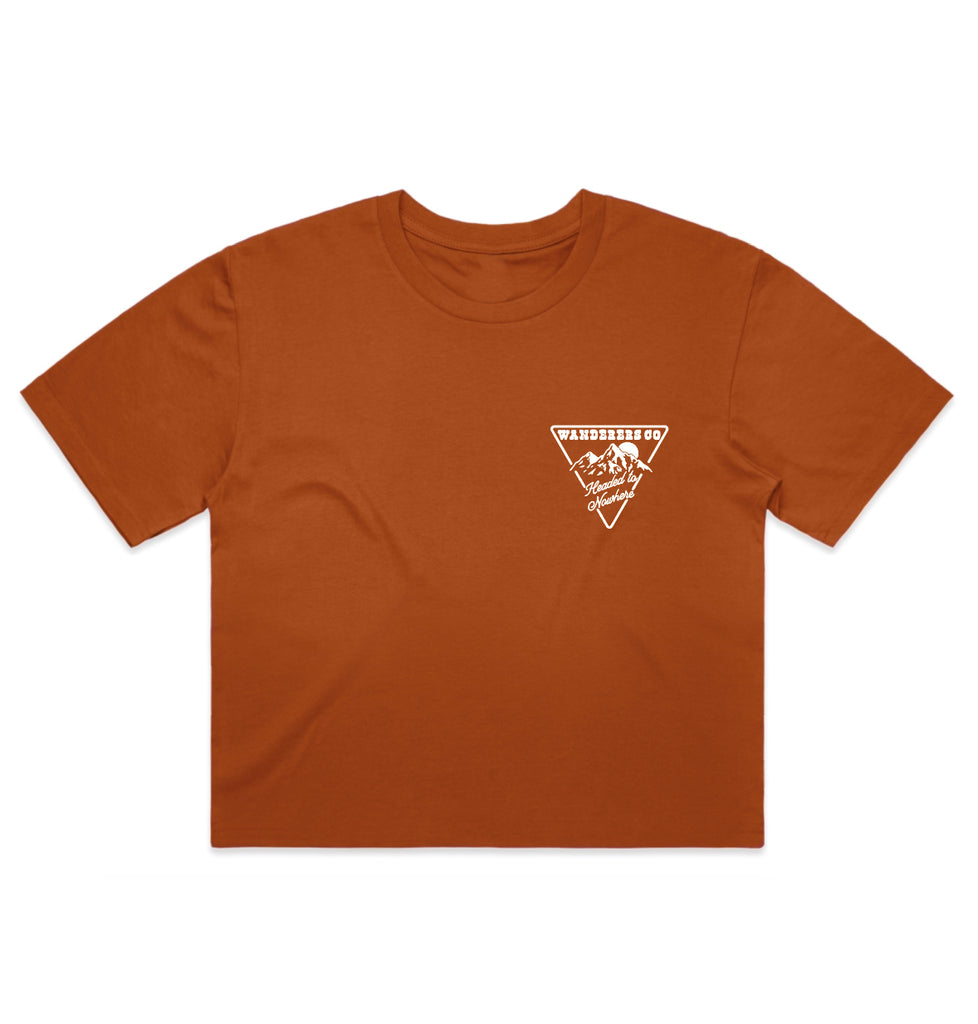 Headed to Nowhere Crop - Copper