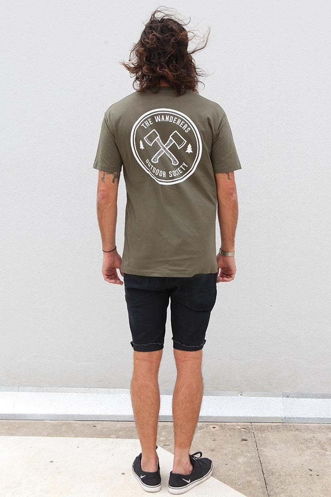 Outdoor Society Tee - Army