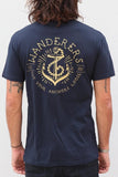 Anchors Tee - Navy