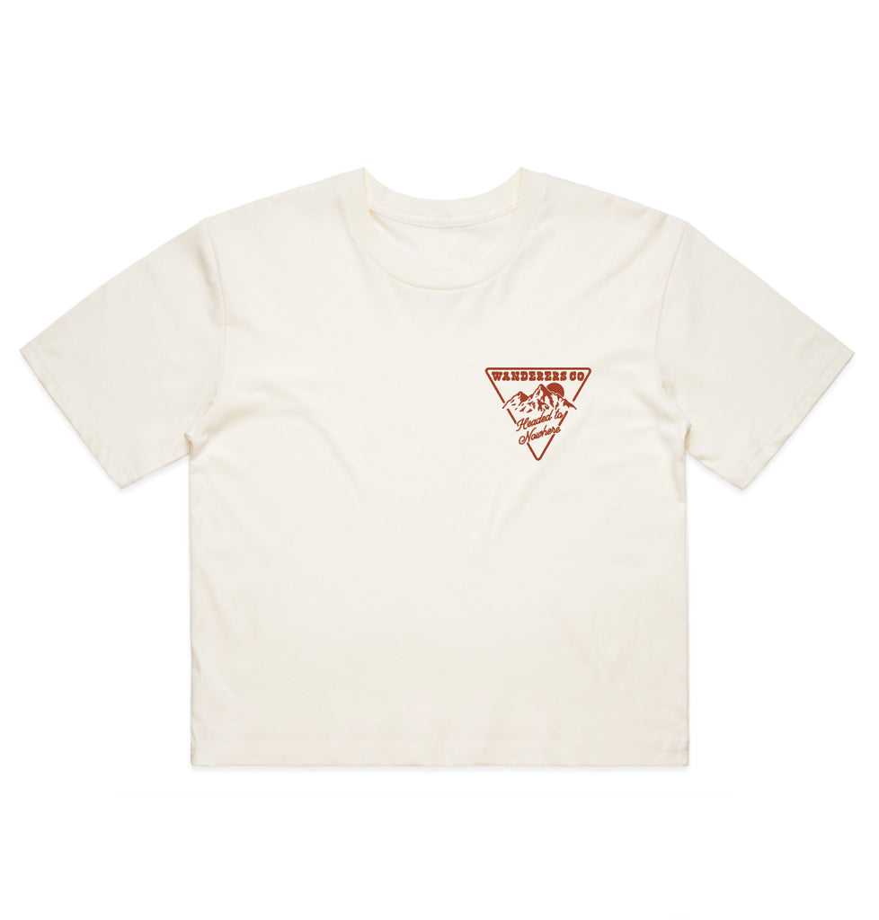 Headed to Nowhere Crop - Natural