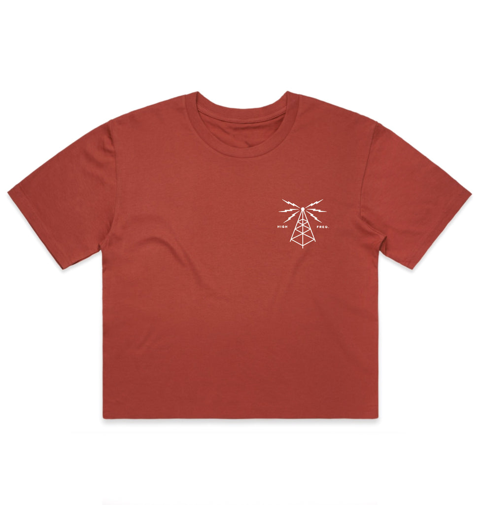 Airwaves Crop - Coral