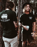 Weekend Wanderers Crop - Black