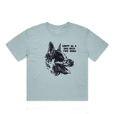 Happy As Crop - Pale Blue