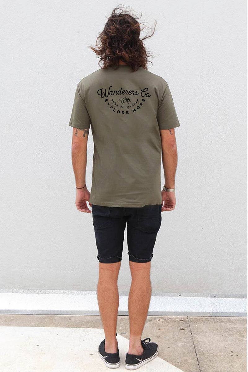 Explore More Tee - Army Green