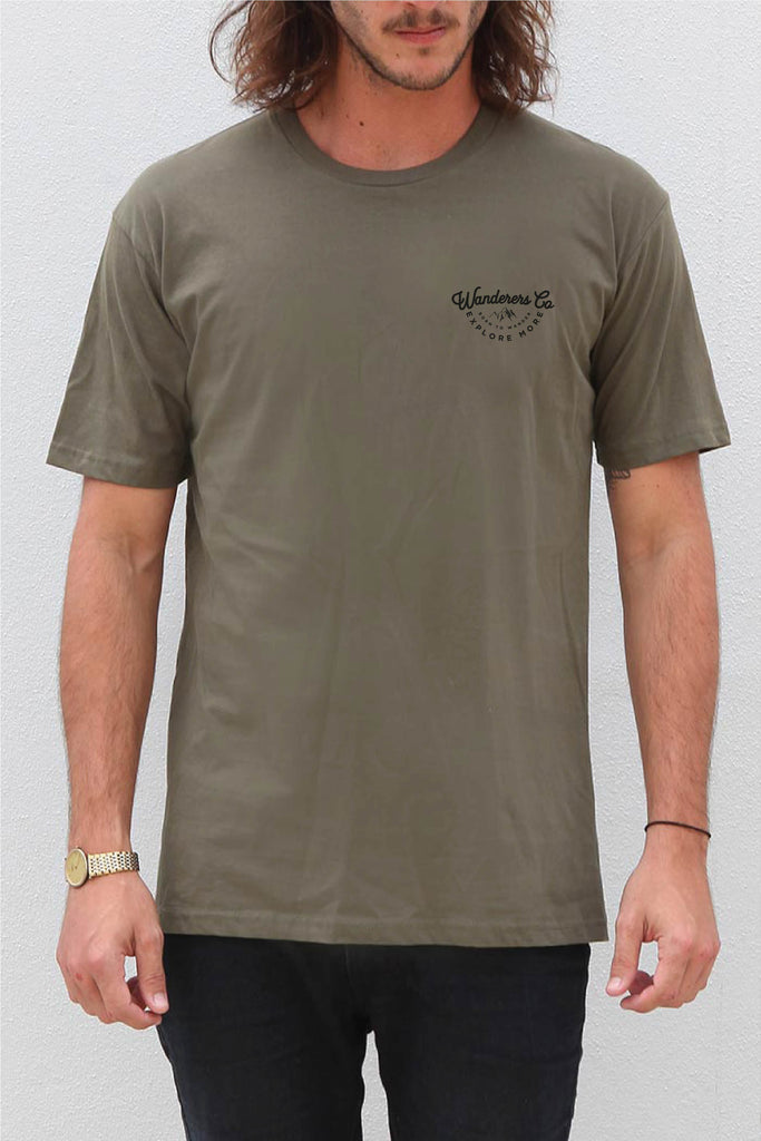 Explore More Tee - Army Green