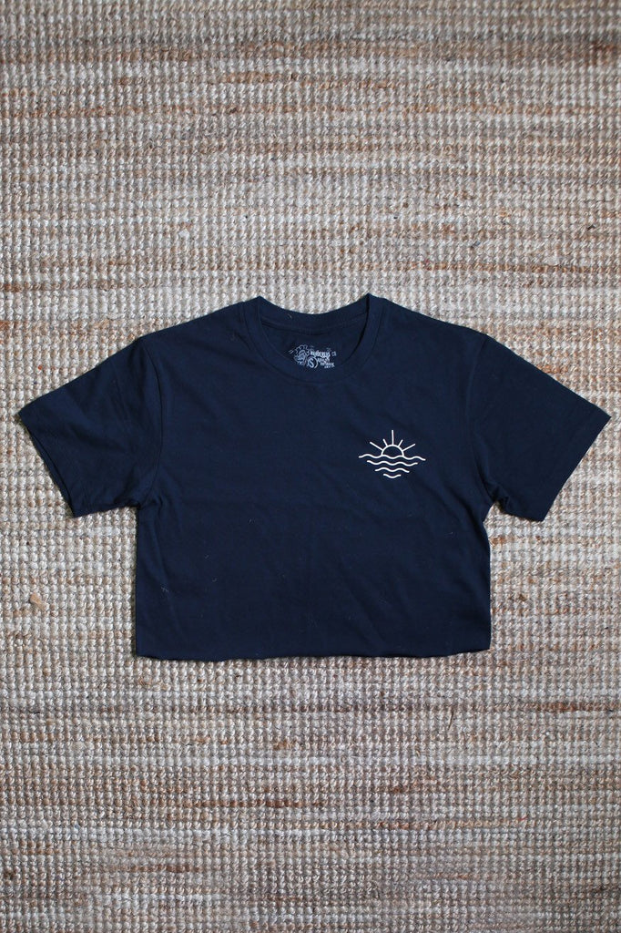 Surf Club Crop - Navy