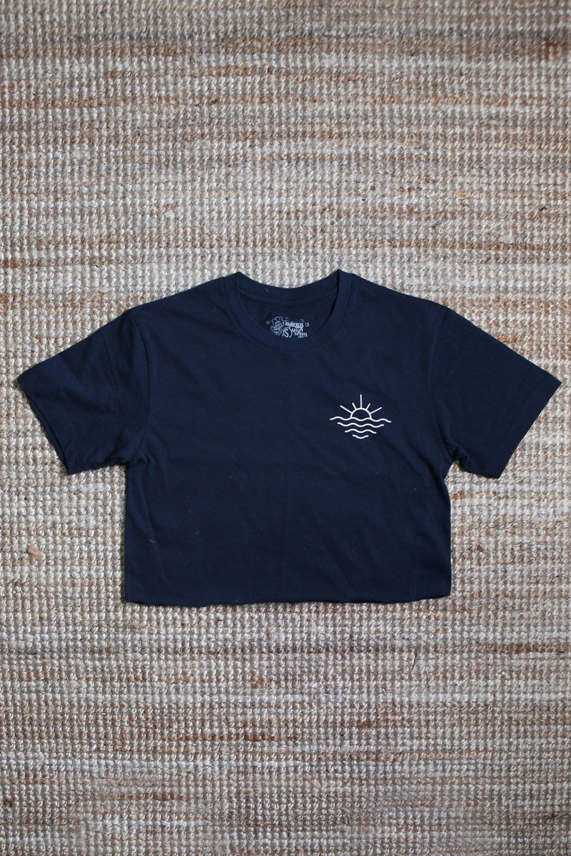 Surf Club Crop - Navy