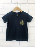 Anchors Kids Tee - Navy