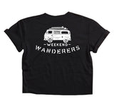 Weekend Wanderers Crop - Black