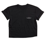 Weekend Wanderers Crop - Black