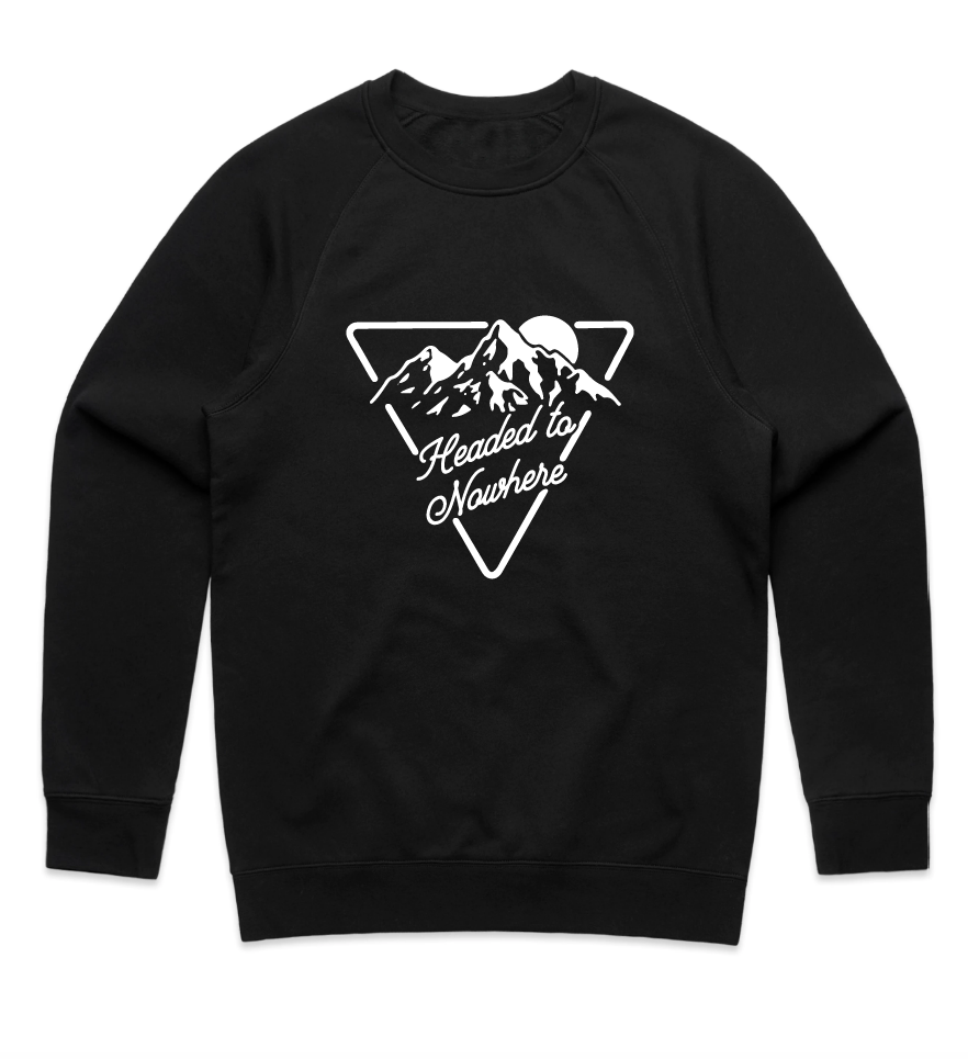 Headed to Nowhere Sweatshirt - Black