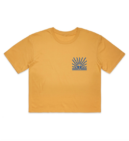 Rise and Shine Crop - Mustard