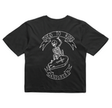 Died to Ride Crop - Black