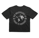 Outline Crop - Black