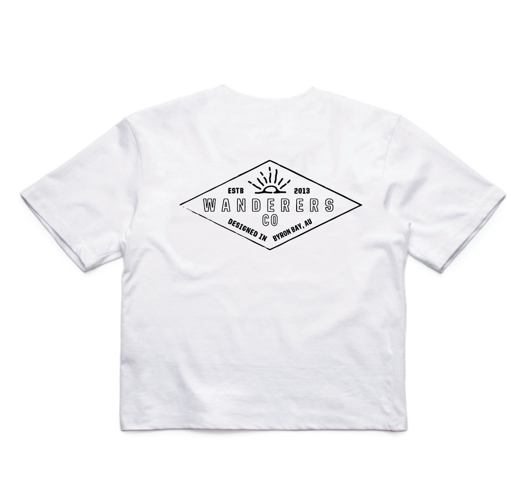 Diamond Crop - White