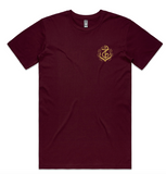 Anchors Tee - Burgundy