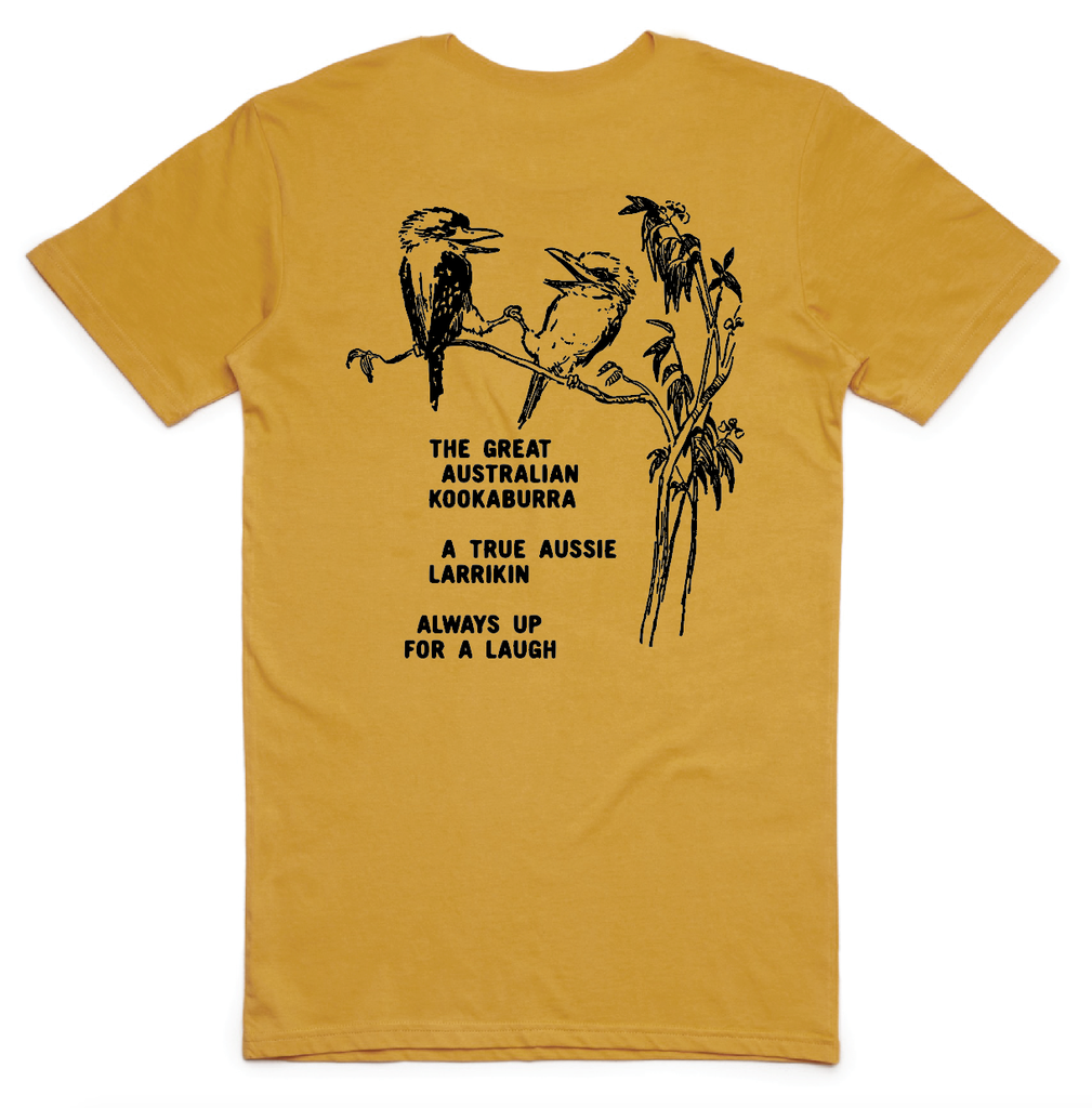 Kookaburra T-Shirt - Mustard