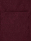 Corduroy Pinafore Dress - Burgundy