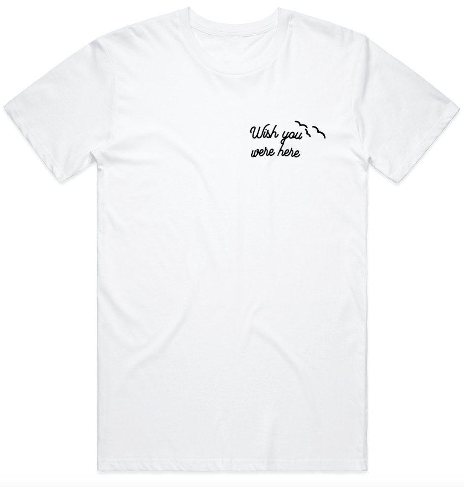 Wish You Were Here Tee - White