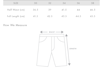 Outline Cotton Shorts - Black