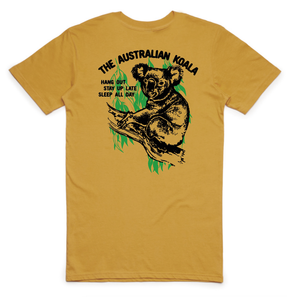 Koala Tee - Mustard