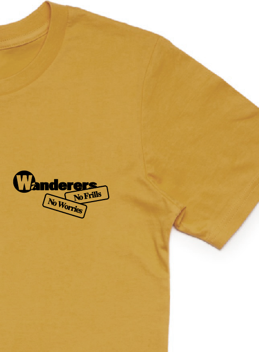 No Frills Frilled-Neck Lizard Crop - Mustard