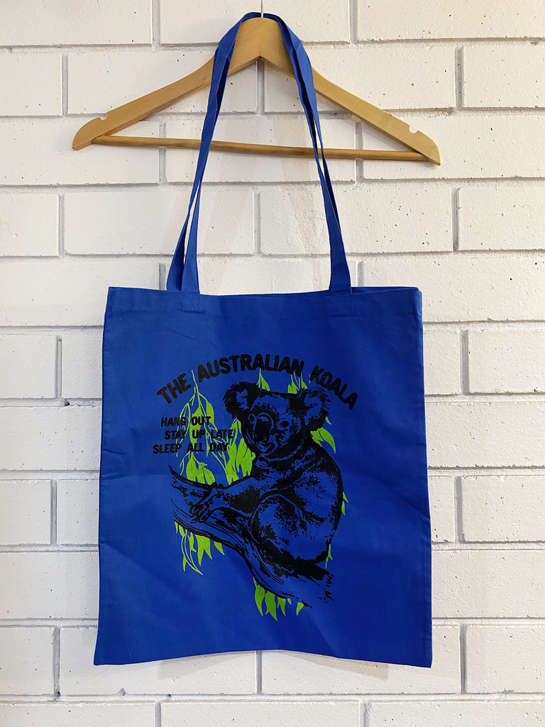 Koala Blue Tote Bag