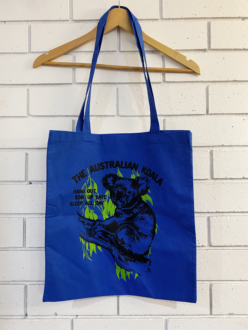 Koala Blue Tote Bag