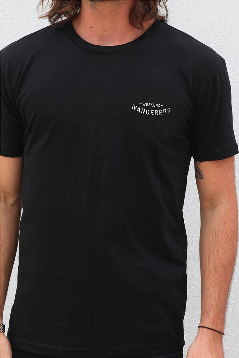 Weekend Wanderers Tee - Black