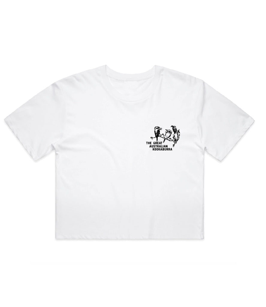 Kookaburra Crop - White