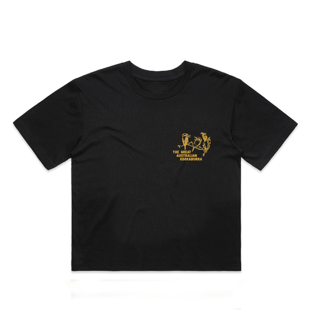 Kookaburra Crop - Black
