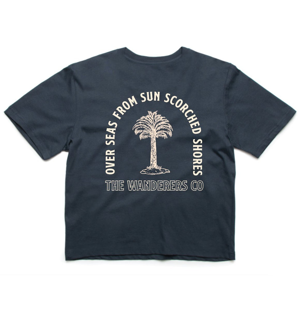 Sun Scorched - Navy Crop