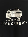 Weekend Wanderers Crop - Black