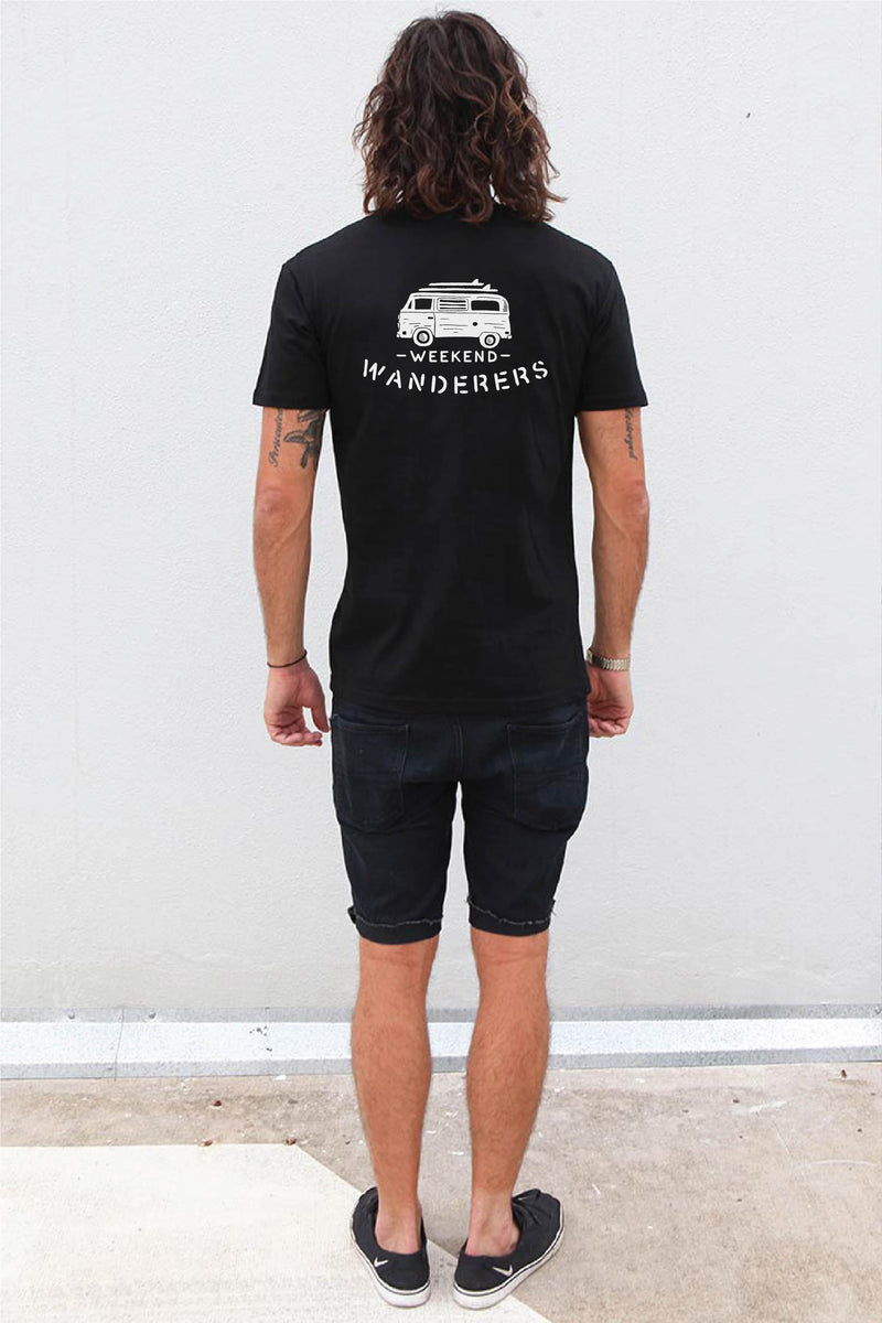 Weekend Wanderers Tee - Black