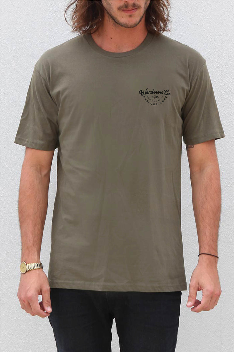 Explore More Tee - Army Green