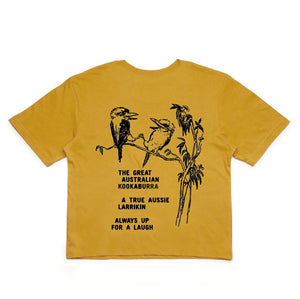 Hoo Roo Crop - Green & Gold – The Wanderers Co | Quality Outdoor Apparel