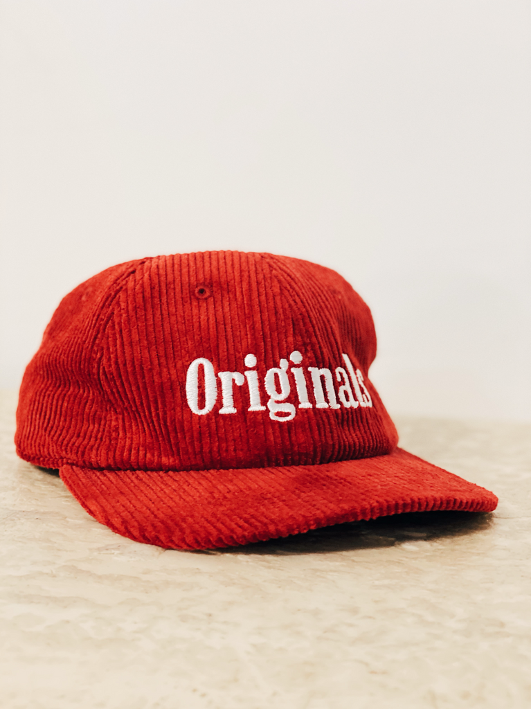 Originals Cord Cap - Red
