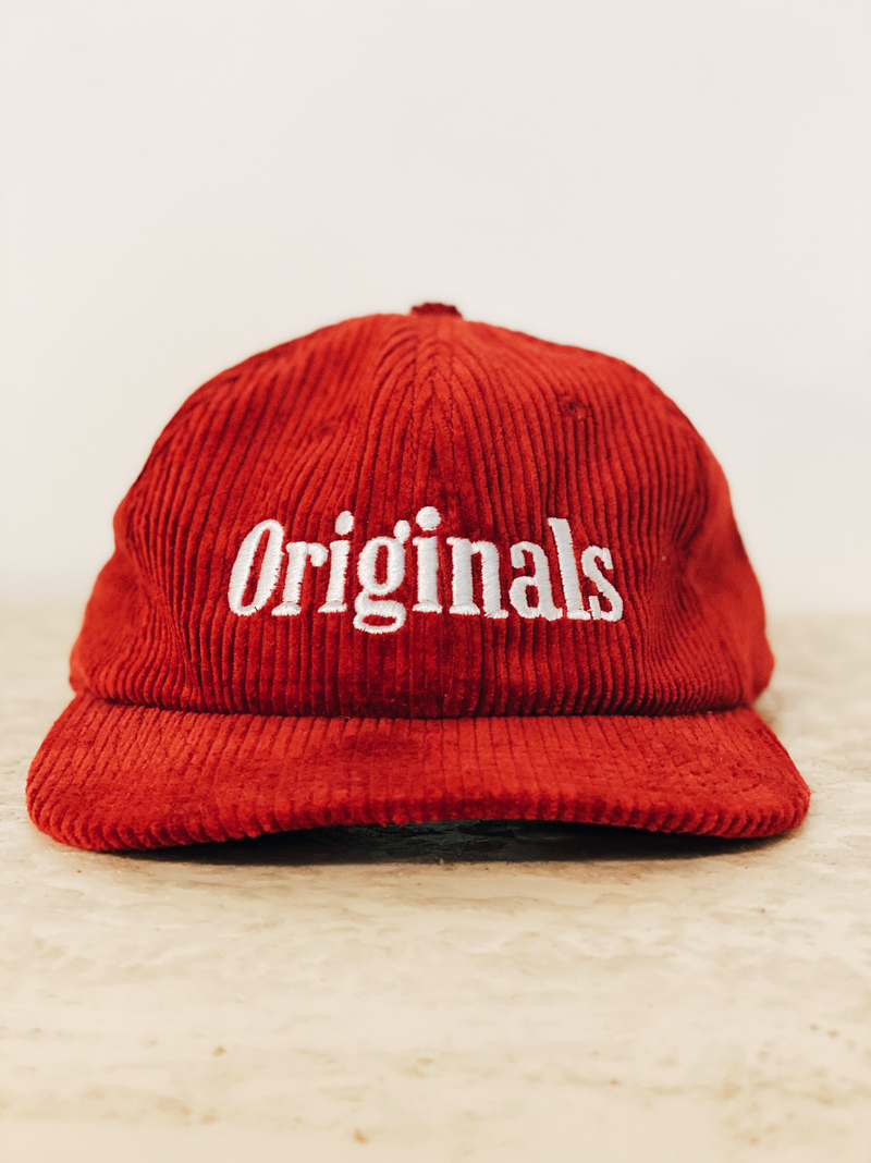 Originals Cord Cap - Red