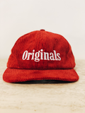 Originals Cord Cap - Red