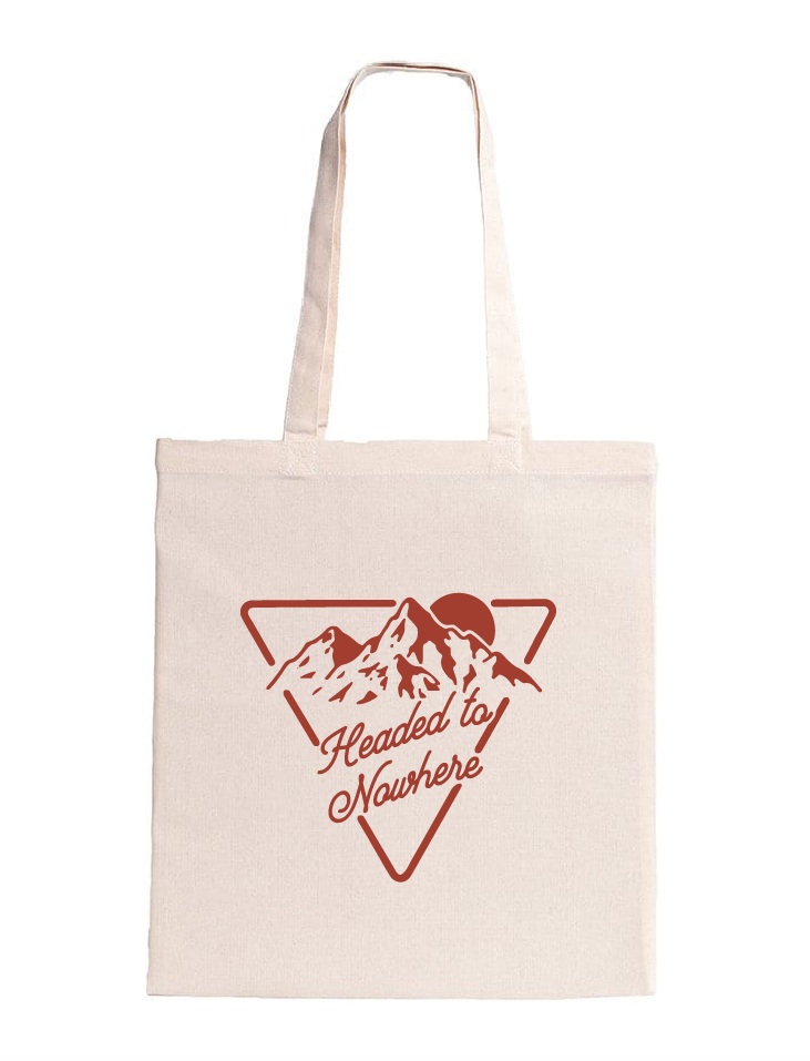 Headed to Nowhere Tote Bag - Natural