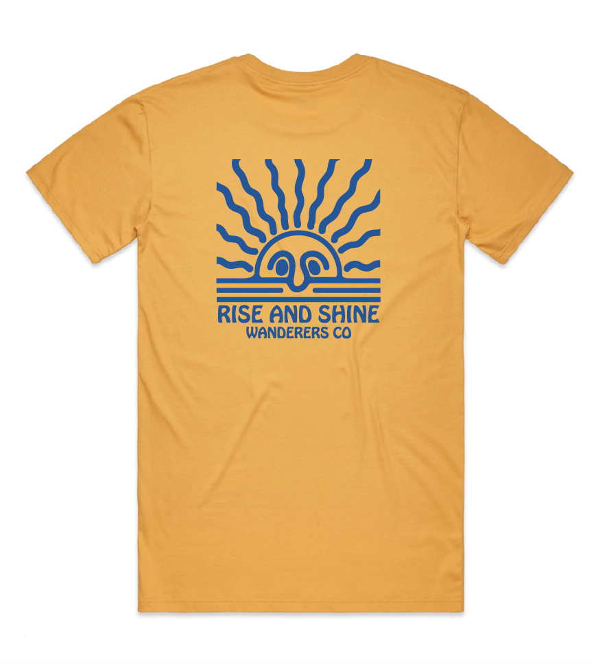 Rise and Shine T-Shirt - Mustard