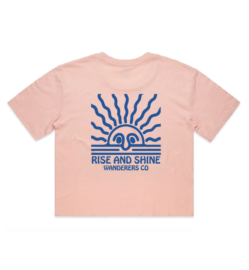 Rise and Shine Crop - Pink