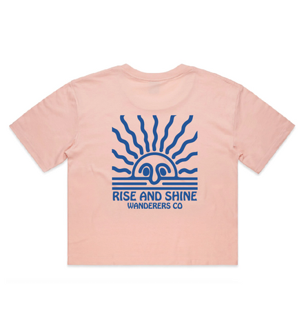 Rise and Shine Crop - Pink