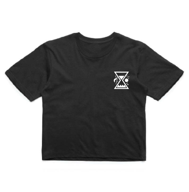 Time & Tide Crop - Black