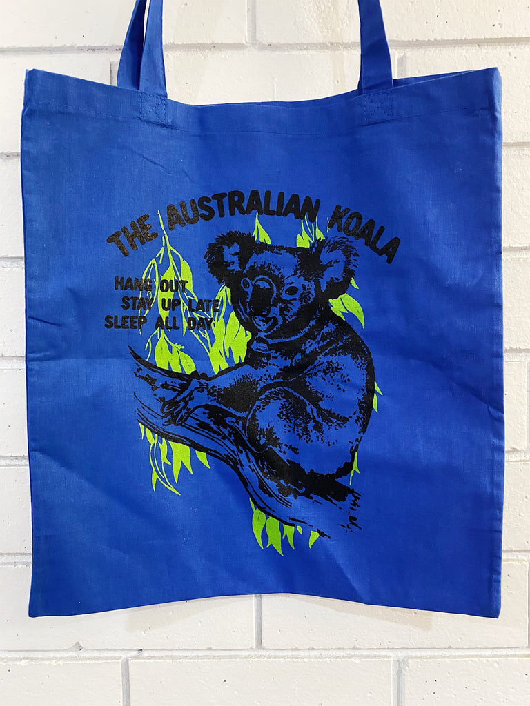 Koala Blue Tote Bag