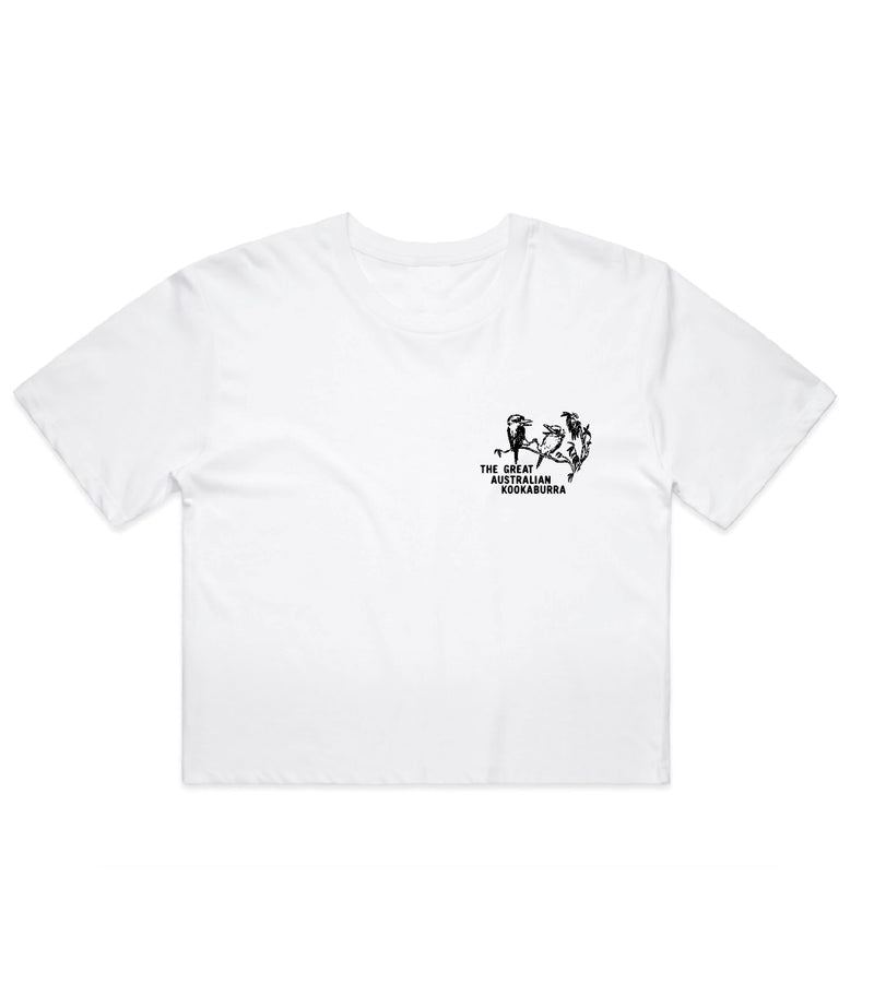 Kookaburra Crop - White