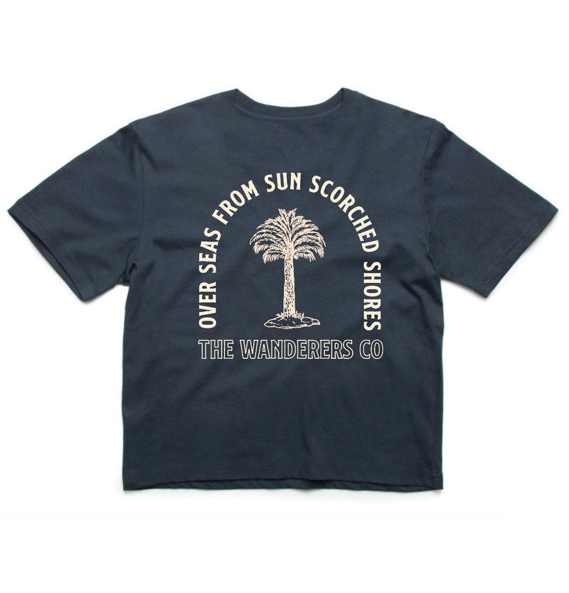 Sun Scorched - Navy Crop